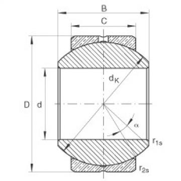 FAG Germany Radial spherical plain bearings - GE16-PB