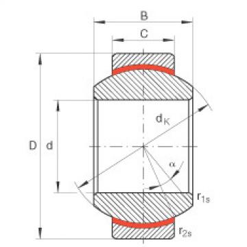 FAG Germany Radial spherical plain bearings - GE17-FW