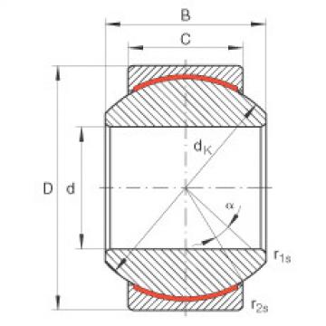 FAG Germany Radial spherical plain bearings - GE14-PW