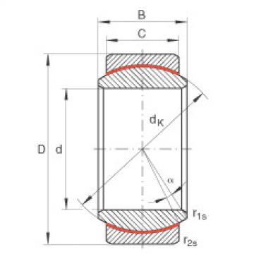 FAG Germany Radial spherical plain bearings - GE17-UK