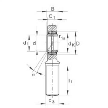 FAG Germany Gelenkk&ouml;pfe - GAL60-DO-2RS