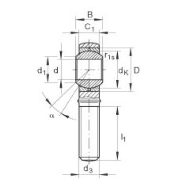 FAG Germany Rod ends - GAKL16-PB