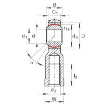 FAG Germany Rod ends - GIKL14-PW