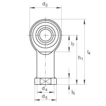 FAG Germany Rod ends - GIKL18-PW