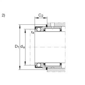 FAG Germany Needle roller/axial ball bearings - NX15-XL