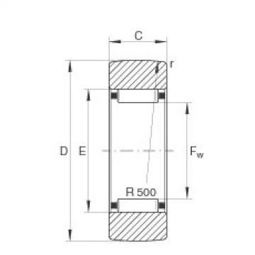 FAG Germany Yoke type track rollers - RSTO45