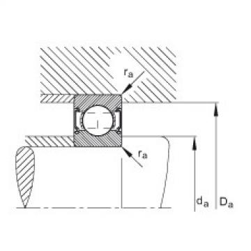 FAG Germany Deep groove ball bearings - 6004-C-2HRS