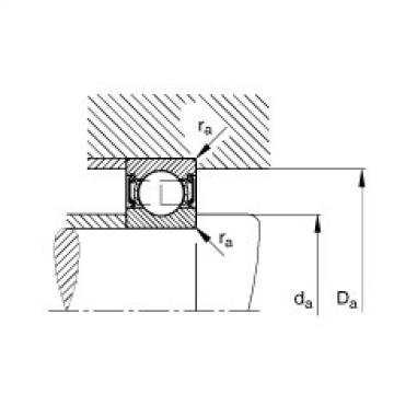 FAG Germany Deep groove ball bearings - 6000-2RSR