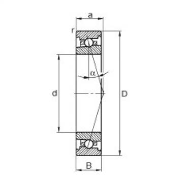 FAG Germany Spindellager - HS7002-C-T-P4S