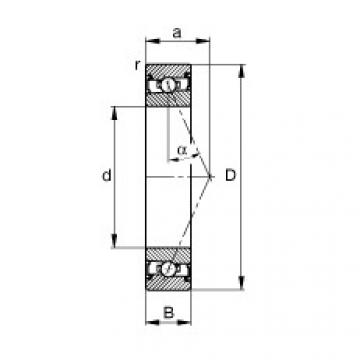 FAG Germany Spindellager - HSS7009-E-T-P4S