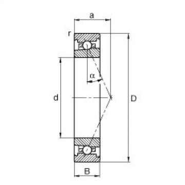 FAG Germany Spindellager - HS71903-E-T-P4S