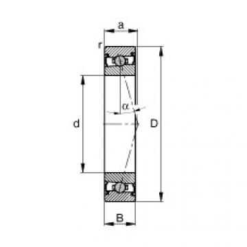 FAG Germany Spindle bearings - HCS71908-C-T-P4S