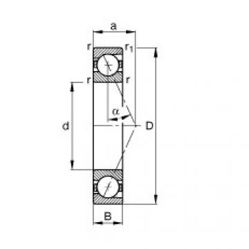 FAG Germany Spindellager - B7002-E-T-P4S