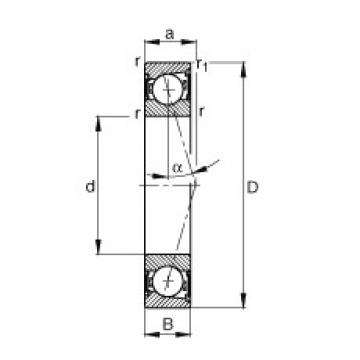 FAG Germany Spindle bearings - B7000-C-2RSD-T-P4S