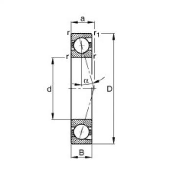 FAG Germany Spindle bearings - B7005-C-T-P4S