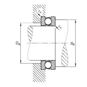 FAG Germany Axial deep groove ball bearings - 511/560-MP