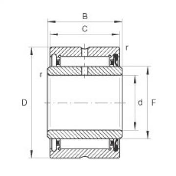 FAG Germany Needle roller bearings - NA4908-RSR-XL