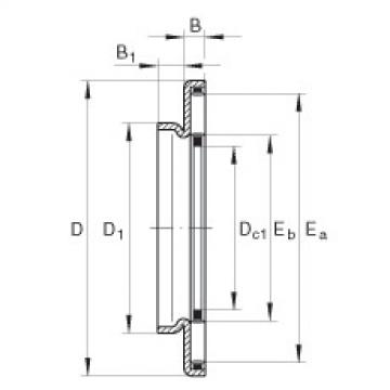 FAG Germany Axial needle roller bearings - AXW17