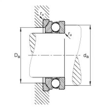 FAG Germany Axial deep groove ball bearings - 53202 + U202