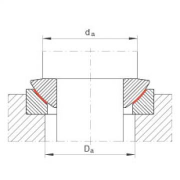 FAG Germany Axial-Gelenklager - GE15-AW