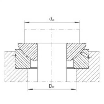 FAG Germany Axial-Gelenklager - GE20-AX