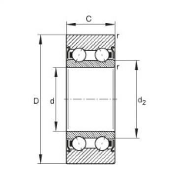 FAG Germany Laufrollen - LR5207-X-2Z-TVH-XL