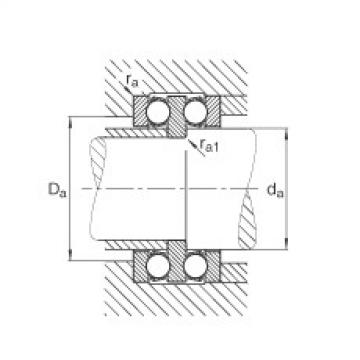 FAG Germany Axial deep groove ball bearings - 52204