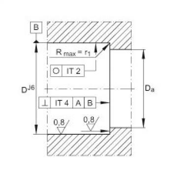 FAG Germany Axial angular contact ball bearings - 7602040-TVP