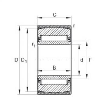 FAG Germany Aligning needle roller bearings - PNA22/44-XL