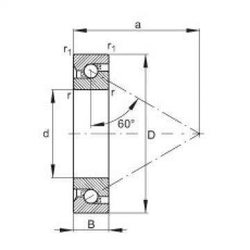 FAG Germany Axial angular contact ball bearings - 7602015-TVP