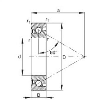 FAG Germany Axial angular contact ball bearings - 7602020-TVP