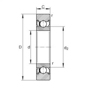 FAG Germany Track rollers - LR202-X-2RSR