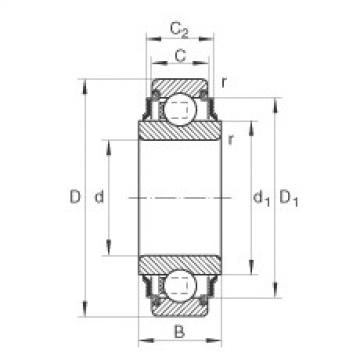 FAG Germany Radial insert ball bearings - 211-XL-KRR