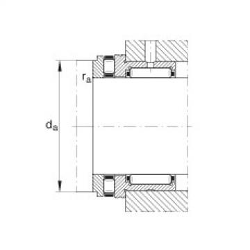 FAG Germany Needle roller/axial cylindrical roller bearings - NKXR35-XL