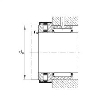 FAG Germany Needle roller/axial cylindrical roller bearings - NKXR15-Z-XL