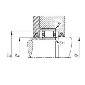 FAG Germany Cylindrical roller bearings - NU1006-XL-M1