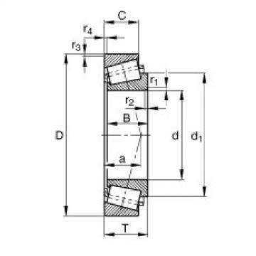 FAG Germany Kegelrollenlager - 30203-XL