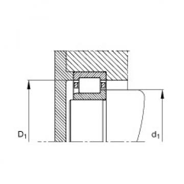 FAG Germany Cylindrical roller bearings - NJ206-E-XL-TVP2