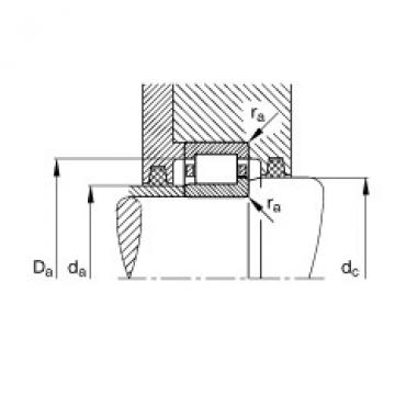 FAG Germany Cylindrical roller bearings - NJ206-E-XL-TVP2