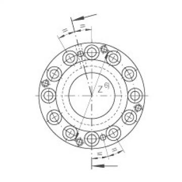 FAG Germany Needle roller/axial cylindrical roller bearings - ZARF1560-L-TV