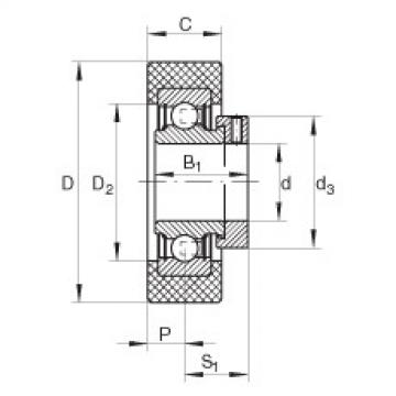 FAG Germany Radial insert ball bearings - RCSMA30/65-XL-FA106