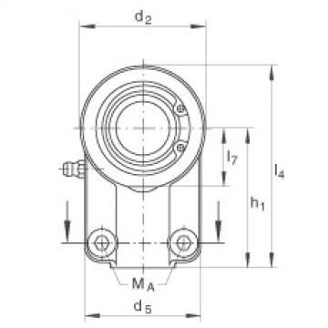 FAG Germany Hydraulic rod ends - GIHNRK25-LO