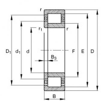 FAG Germany Cylindrical roller bearings - NUP204-E-XL-TVP2