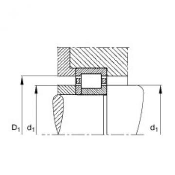 FAG Germany Cylindrical roller bearings - NUP204-E-XL-TVP2