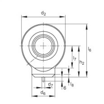 FAG Germany Hydraulic rod ends - GK17-DO