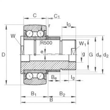 FAG Germany Stud type track rollers - ZLE5201-2Z