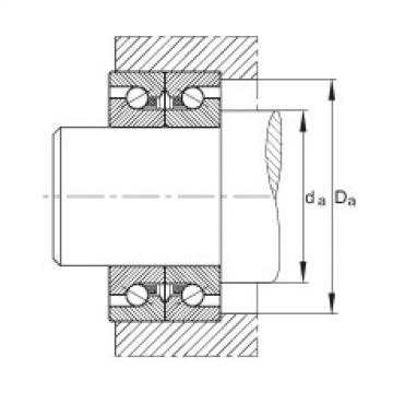 FAG Germany Axial angular contact ball bearings - BSB2562-SU