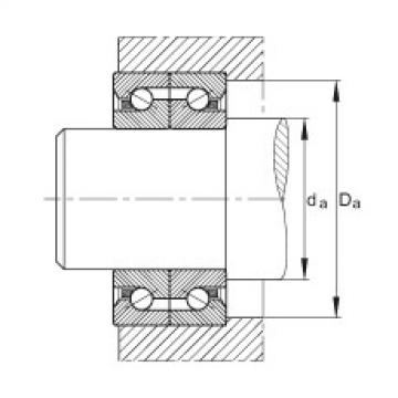 FAG Germany Axial angular contact ball bearings - BSB2047-SU