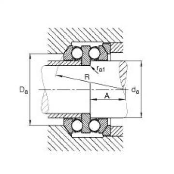 FAG Germany Axial deep groove ball bearings - 54216