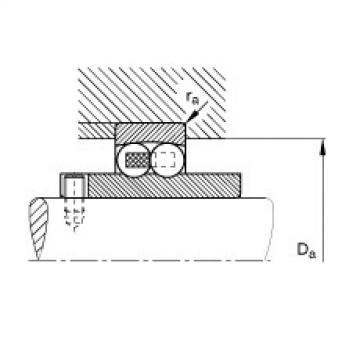 FAG Germany Self-aligning ball bearings - 11208-TVH